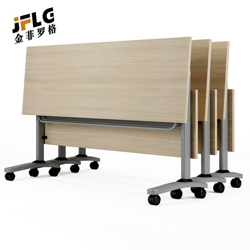 苏宁 金菲罗格 办公家具 折叠会议桌培训桌带轮移动折叠桌高清大图
