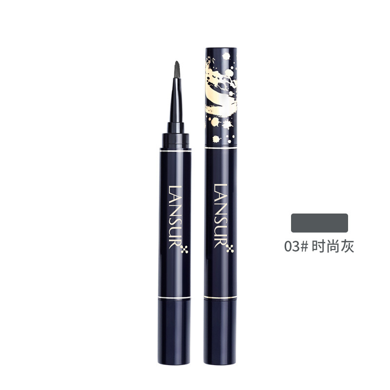 兰瑟十眉丝柔持久眉膏 不晕染不易脱色防水防汗易上色正品