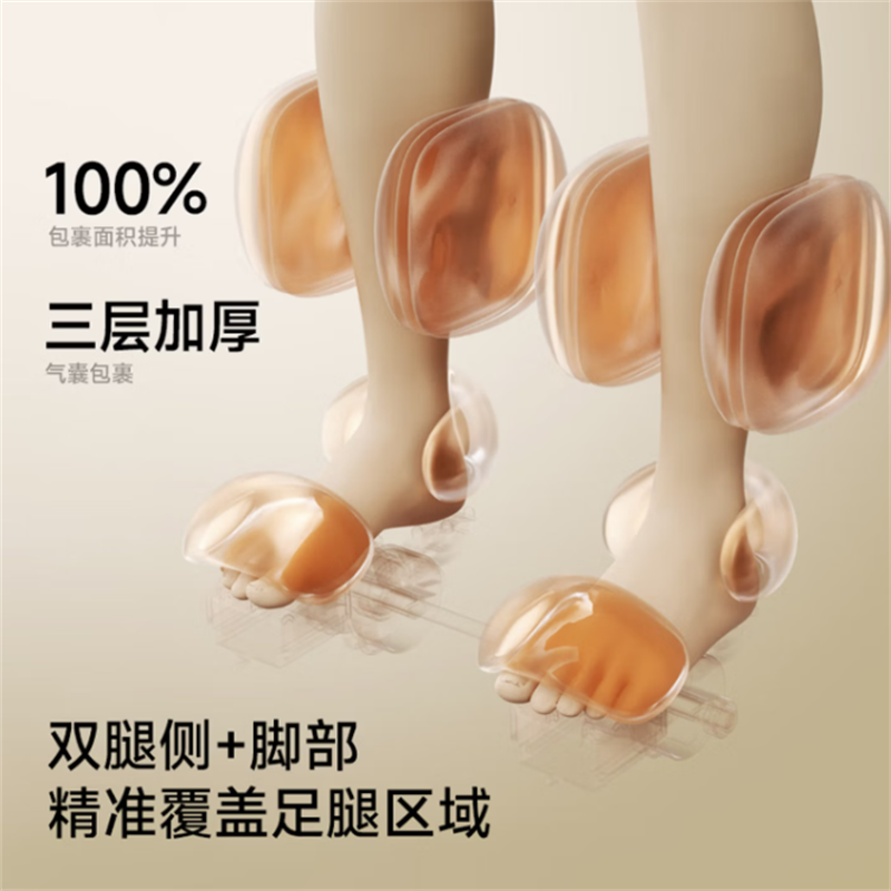 SKG按摩器足疗凳C9系列1代 气囊按摩热敷滚轮刮痧角度可调可折叠式足腿一体高清大图