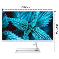 联想(Lenovo)AIO 520 23.8英寸一体机电脑网课商务办公学习台式主机高性能娱乐家用台式机电脑23.8英寸(i5-1135G7 16G 512G SSD 高清全面屏)白
