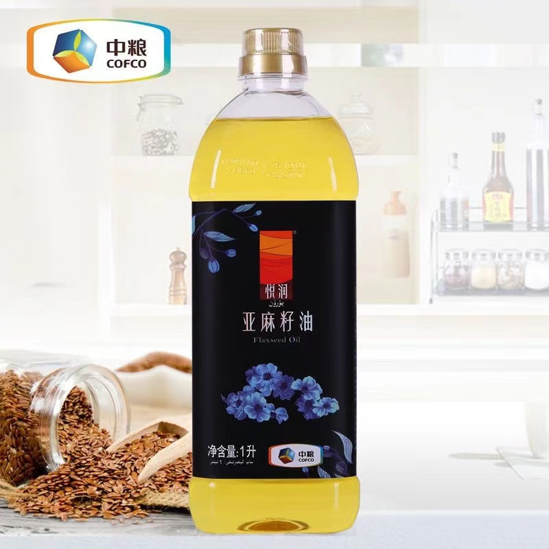 中粮亚麻籽油1l
