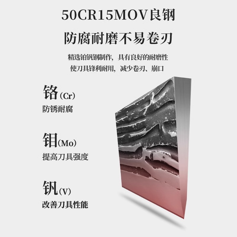 王麻子菜刀正品家用锻打斩切两用锋利斩骨刀杀鱼刀厨房砍骨头刀具高清大图