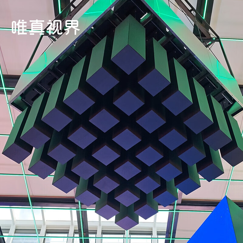 唯真视界盘古天地屏 LED显示大屏天马智显创意显示 盘古天地屏高清大图
