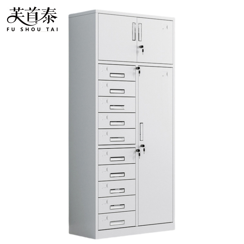 芙首泰多斗抽屉柜三门十斗850*390*1800mm台