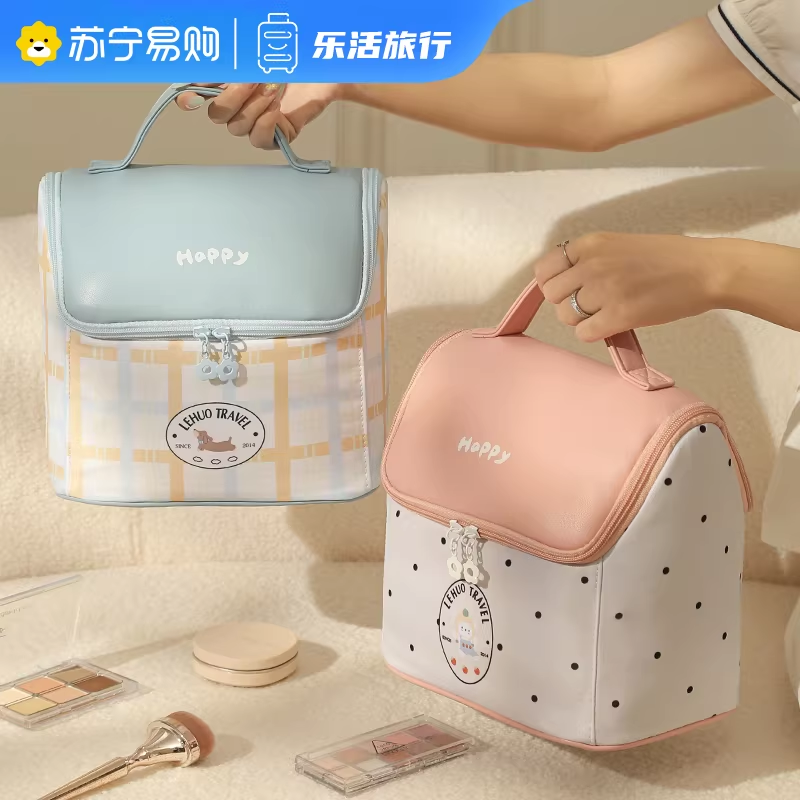 小房子化妆包女2025新款高端大容量便携式收纳外出洗漱护肤品1085高清大图