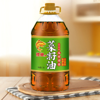 鲤鱼牌特香非转基因菜籽油5L 食用油物理压榨大桶菜油四川风味