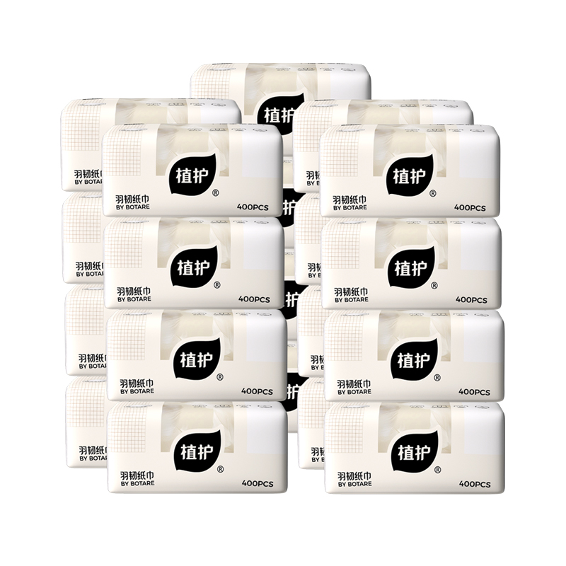 植护 韧享 纸巾(羽韧系列)139*180/4层 100抽*12包