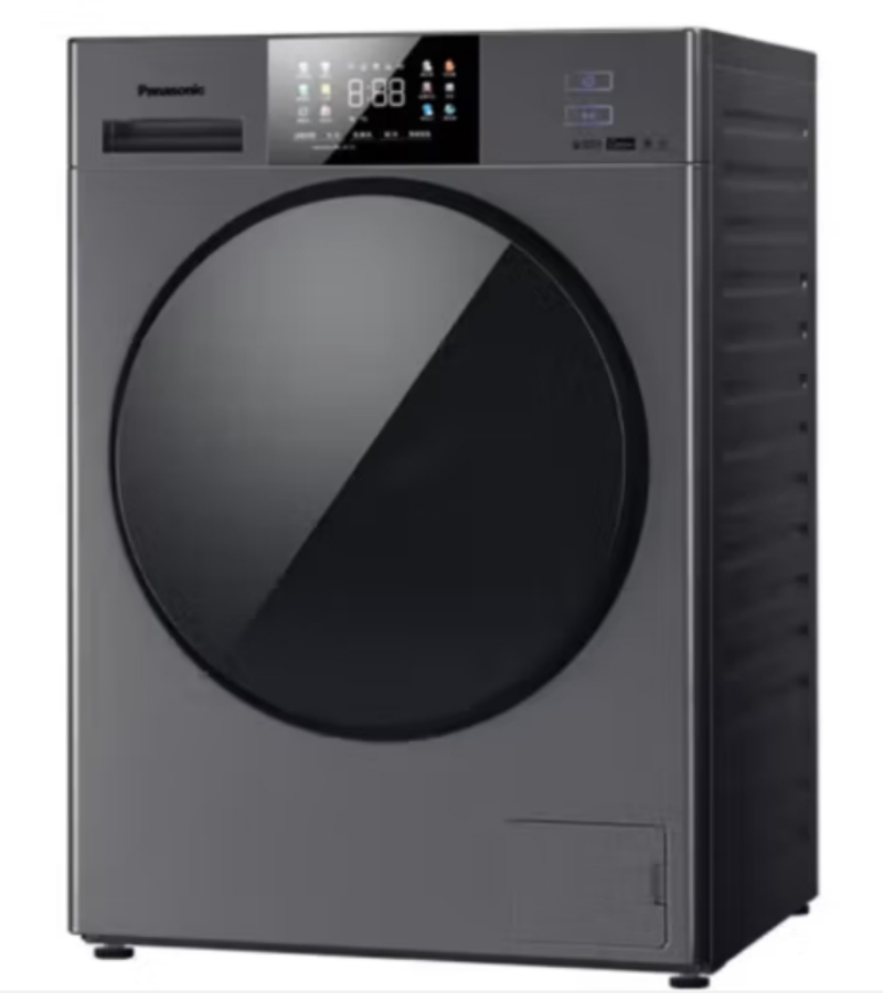 松下(Panasonic)XQG100-E176 10公斤全自动滚筒洗衣机 彩屏操控屏 高温除菌自清洁