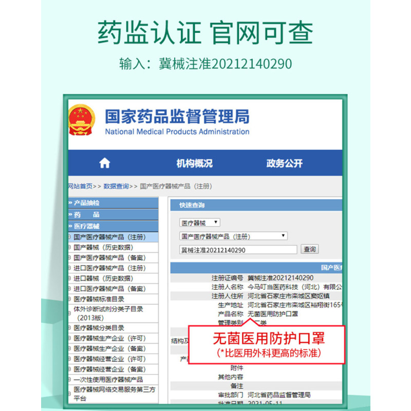 成人柳叶医用外科口罩一次性医疗级别医护用三层独立立体正品白[医用防护灭菌级]120只泡泡纱独立装