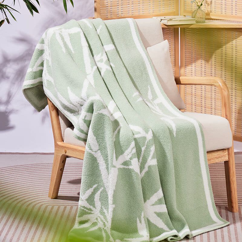 罗莱 竹林听风零压毯 100*140cm图片