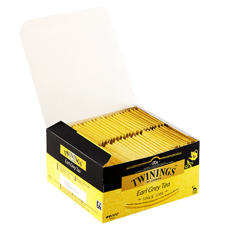 英国川宁(TWININGS) 豪门伯爵经典红茶50包*2g 波兰进口茶叶袋泡茶包