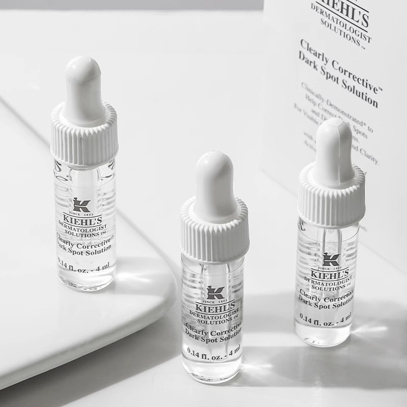 科颜氏(Kiehl’s)淡斑精华液4ml*3 安白瓶 集焕白均衡亮肤精华