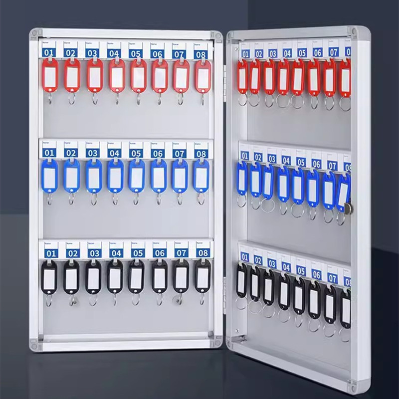 迅迈 32位钥匙箱壁挂式 汽车锁匙收纳存放盒 5.6*26.4*32cm 单位 ; 个高清大图