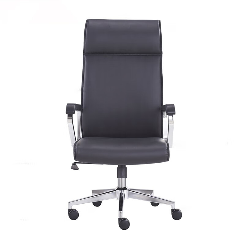 晋舰办公老板椅电脑椅办公椅旋转会议椅透气靠背椅 西皮中靠背椅高清大图