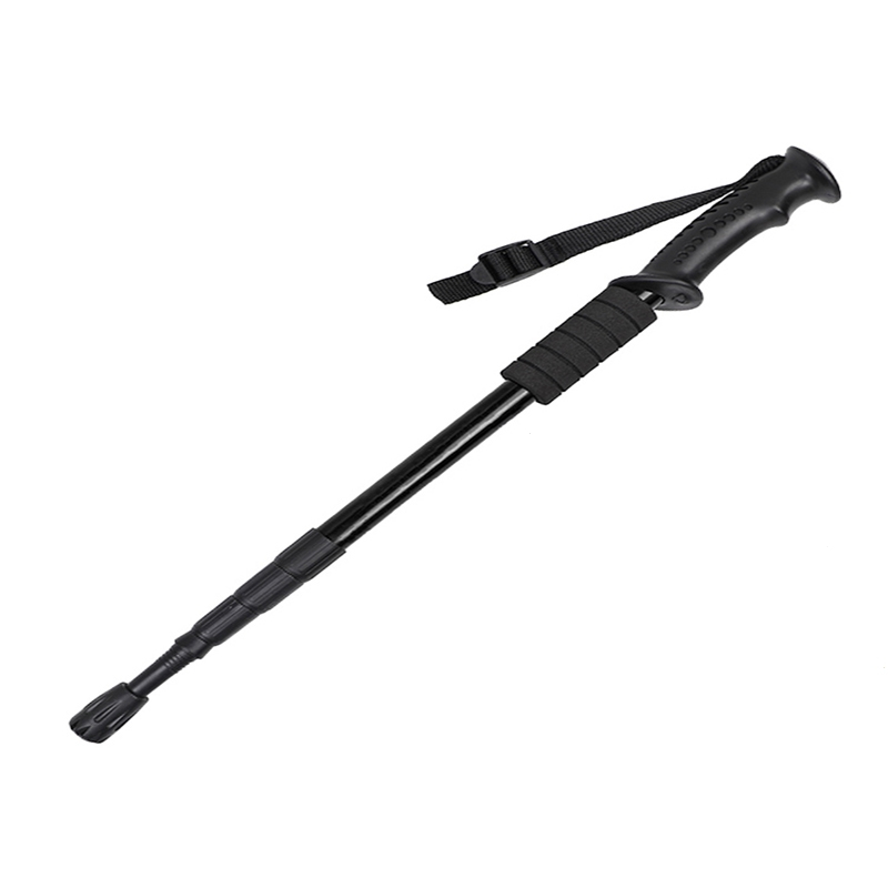 闪电客户外登山杖手杖徒步装备登山杆拐杖多功能伸缩折叠款男女爬山