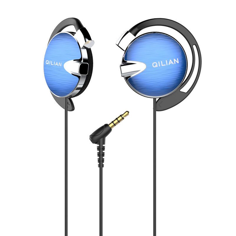 q13挂耳式耳机不入耳有线带麦通用女生可爱耳挂式不伤耳