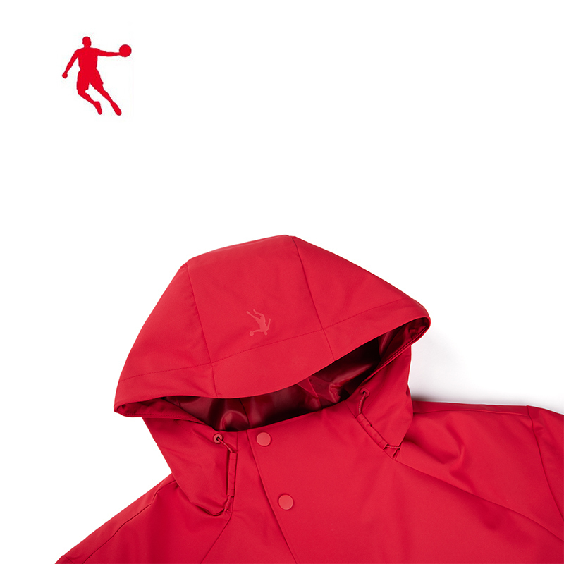 乔丹夹克风衣梭织风衣男上衣kfd43221307男款件番茄红s