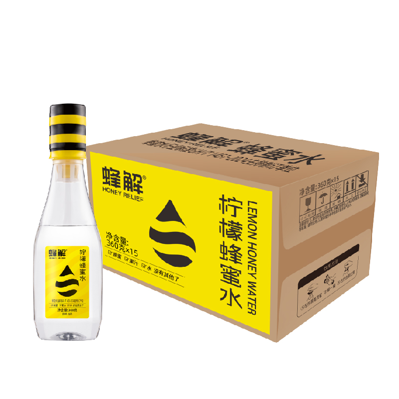 蜂解柠檬蜂蜜水360ml*15高清大图