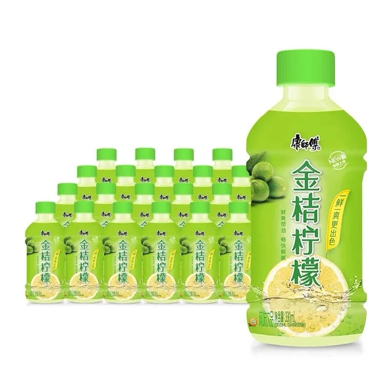 康师傅 金桔柠檬 330ml*6小瓶装茶饮料饮品 夏日饮料便携 苏宁宜品推荐高清大图