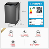海尔(Haier)10公斤大容量波轮洗衣机XQS100-BZ156 直驱变频电机 紫外线除菌