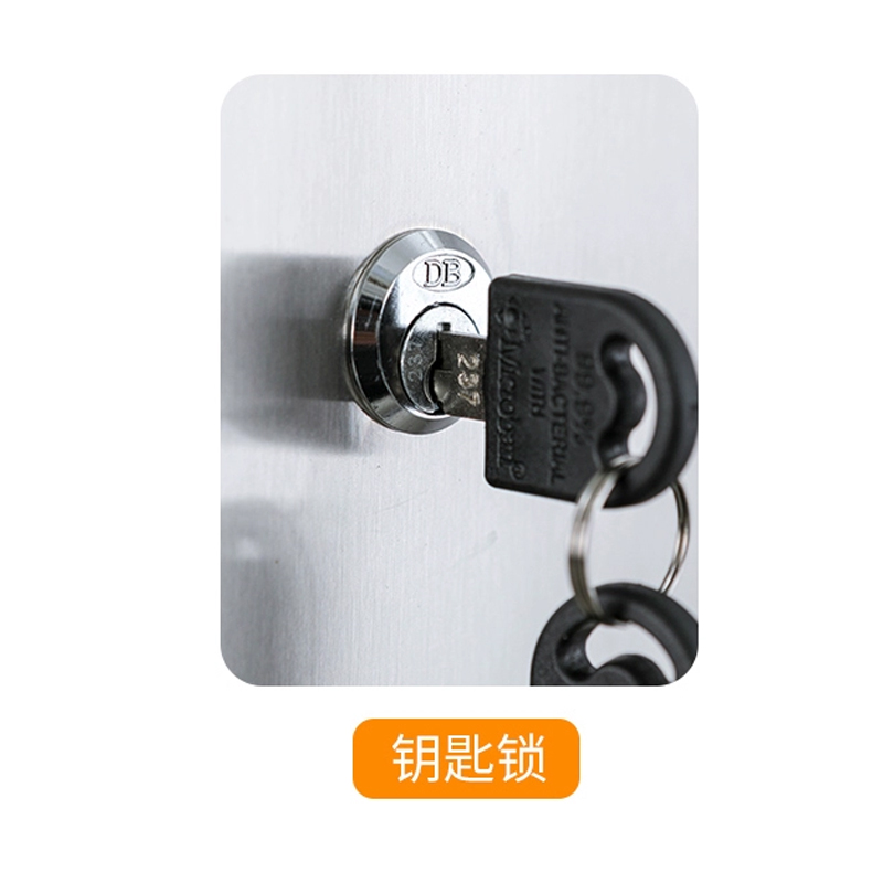 DXBG304不锈钢食堂带锁餐具柜40门碗柜钥匙锁1800*1200*300高清大图