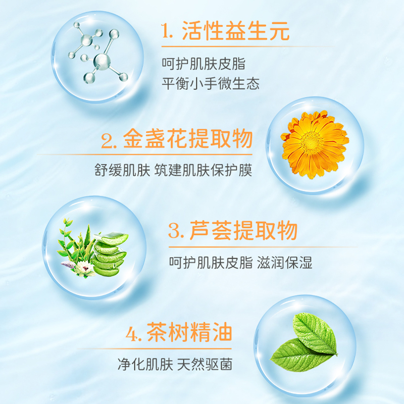 戴可思 婴儿泡泡花朵洗手液 900ml(1瓶2袋)