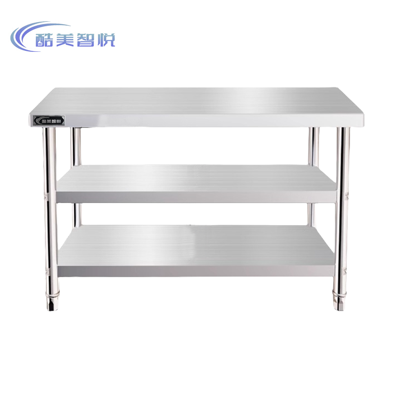 酷美智悦 三层不锈钢工作台150*80*80cm KM-JZ503 台高清大图