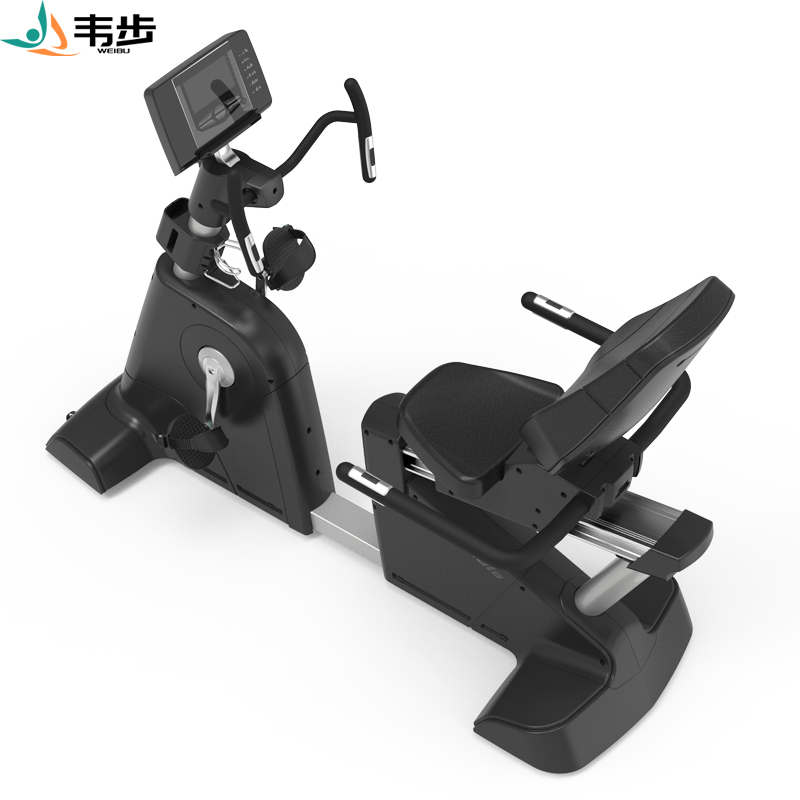 韦步XG-906商用自发电卧式健身车 磁控室内健身懒人车有氧健身器材高清大图