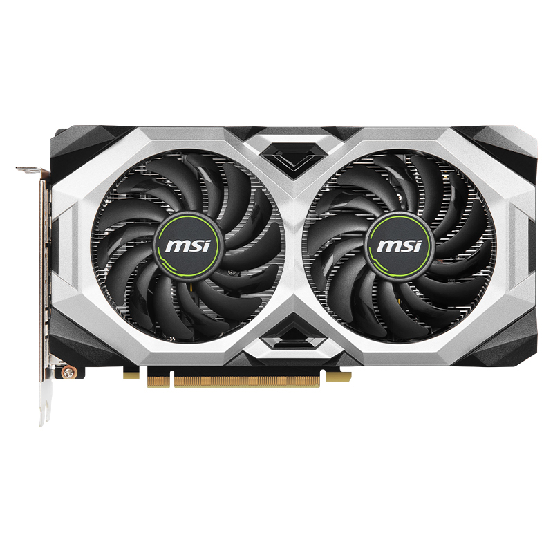微星(MSI)万图师 GeForce RTX 2060 VENTUS 12G OC 超频版 电竞游戏设计专业电脑显卡