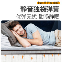 AIRLAND雅兰 焕享pro 24cm独袋乳胶黄麻棕垫 软硬两用弹簧乳胶床垫 1.5m1.8米双人席梦思