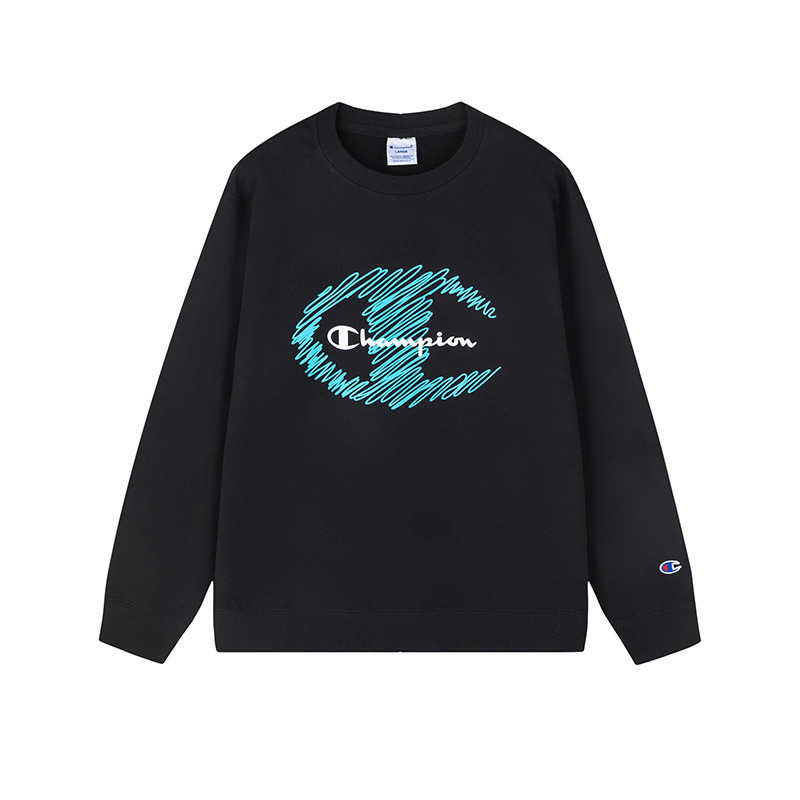 champion冠军卫衣男女秋冬新款宽松情侣纯棉圆领上衣外套