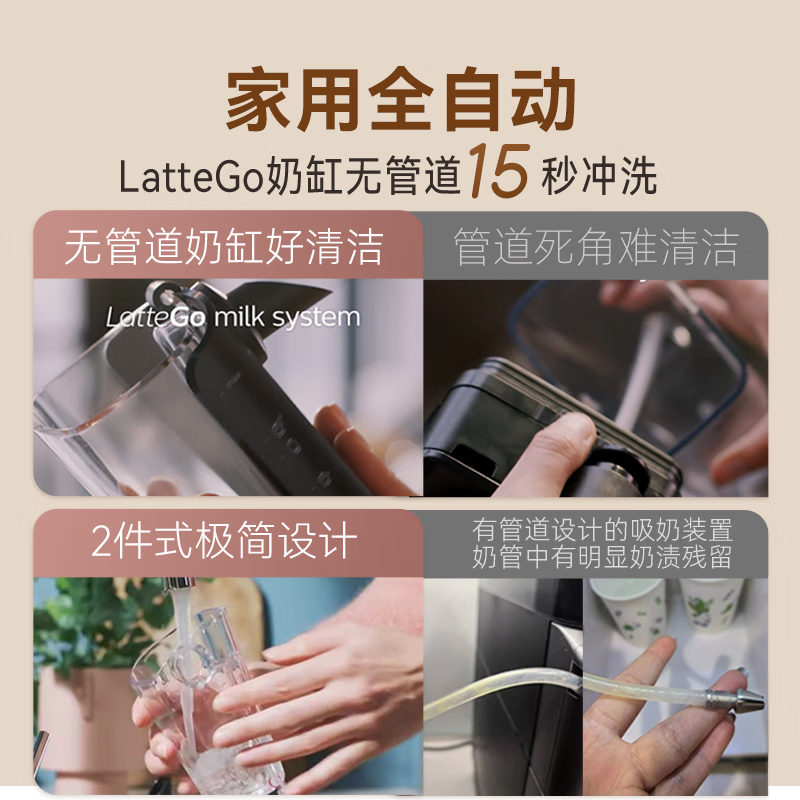 飞利浦 全自动咖啡机 EP3341高清大图