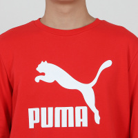 彪马 Puma 新款男子经典休闲印花圆领卫衣Classics Logo Crew 59929611