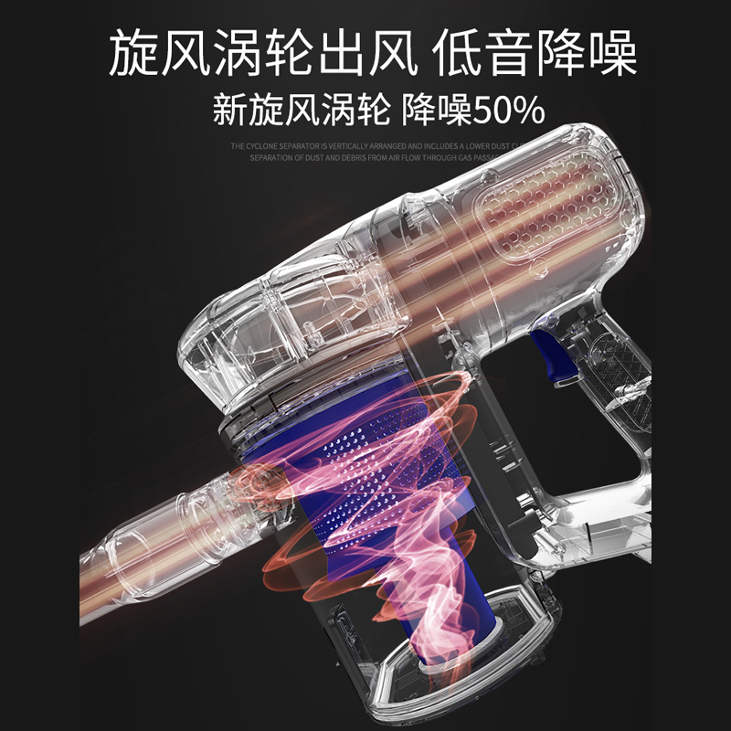 志高(CHIGO)吸尘器家用大吸力小型强力手持式除螨仪 车载大功率除尘除螨机 室内办公除尘器ZG-CR258