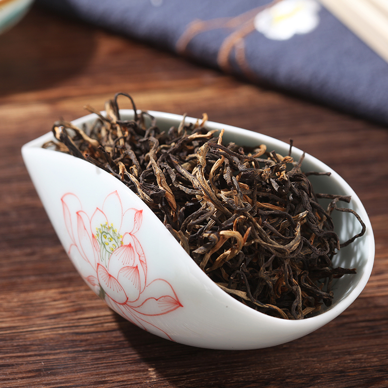 金毛毫特级礼盒装 英红九号1959英德红茶英红9号工夫茶叶250克/盒高清大图