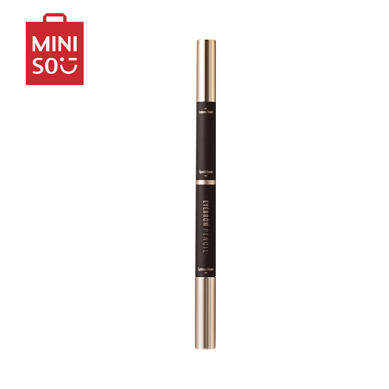 名创优品 (miniso) 眉你不行三效眉笔-灰棕色