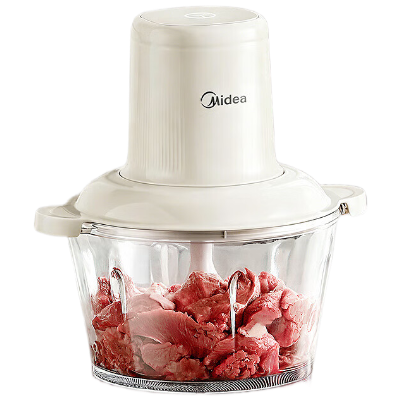 美的(Midea)绞肉机家用绞馅机 碎肉机 电动多功能料理搅拌机饺子肉馅辅食机蒜蓉机搅肉机 MJ-JC12B ZH