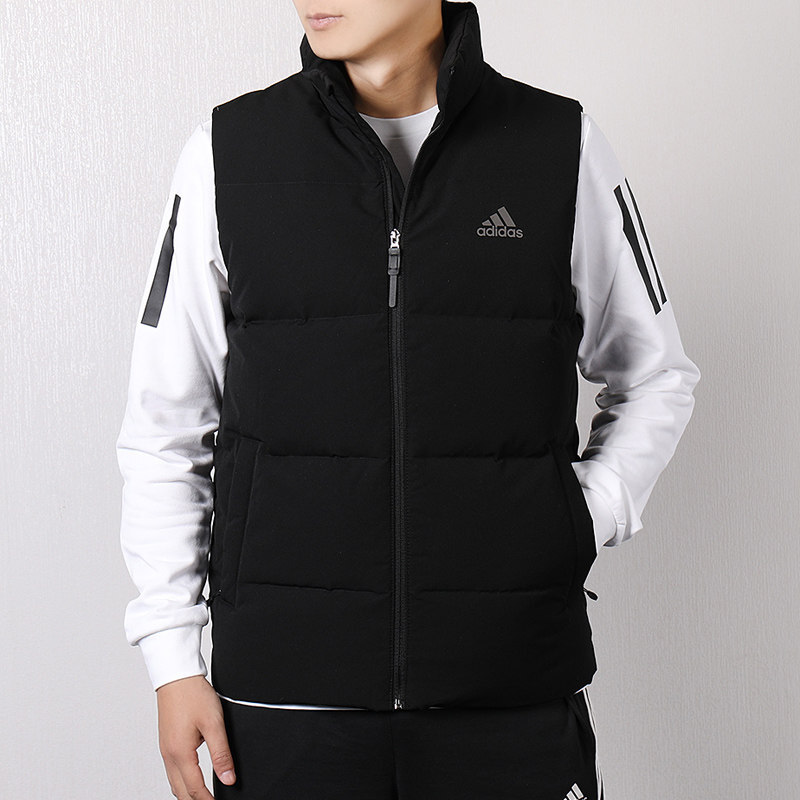 阿迪达斯(adidas)2018秋冬男士运动羽绒服 防寒保暖 马甲CI4171