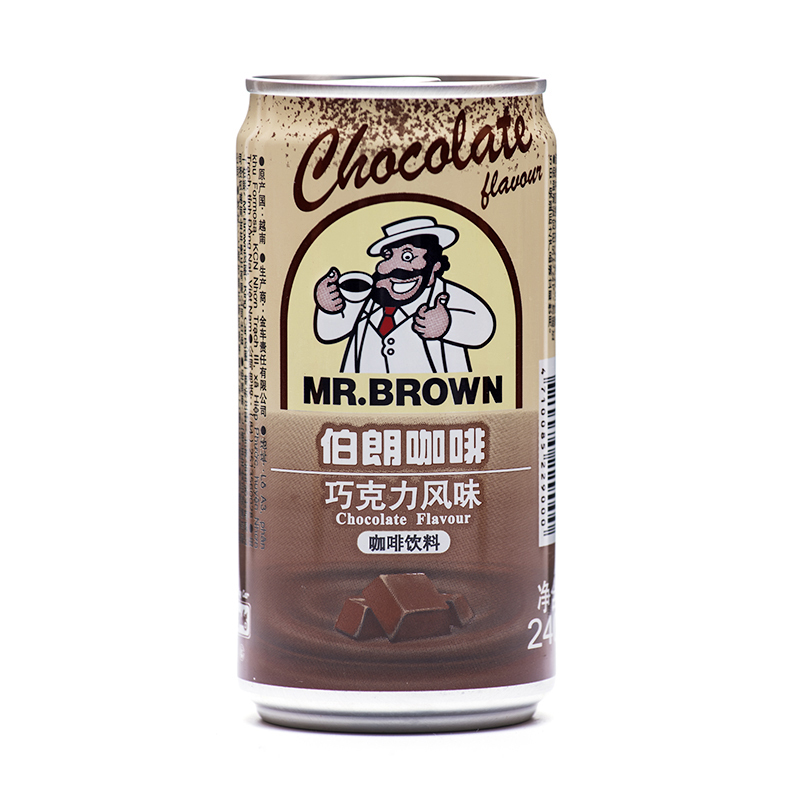 MR.BROWN伯朗咖啡巧克力风味咖啡饮料240ML*6罐