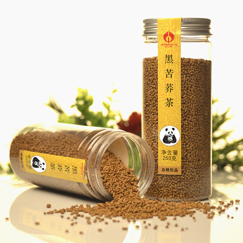 明芽苦荞茶四川大凉山特产全株苦荞麦花草茶花茶250g*2+150g