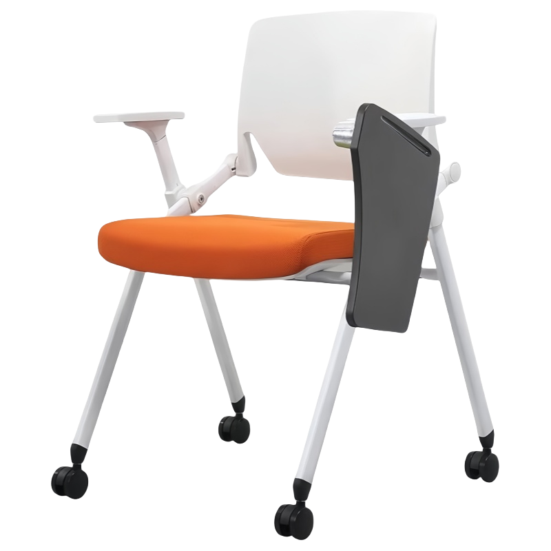 珂洋 培训椅 带写字板+轮(撞色款) 把高清大图