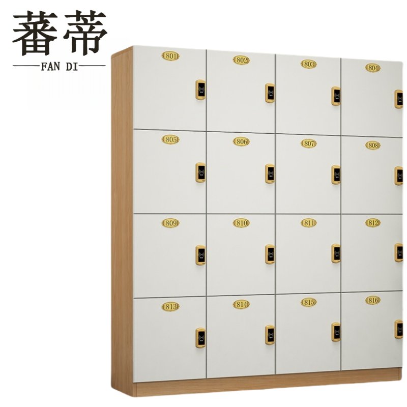 蕃蒂储物柜十六门台高清大图