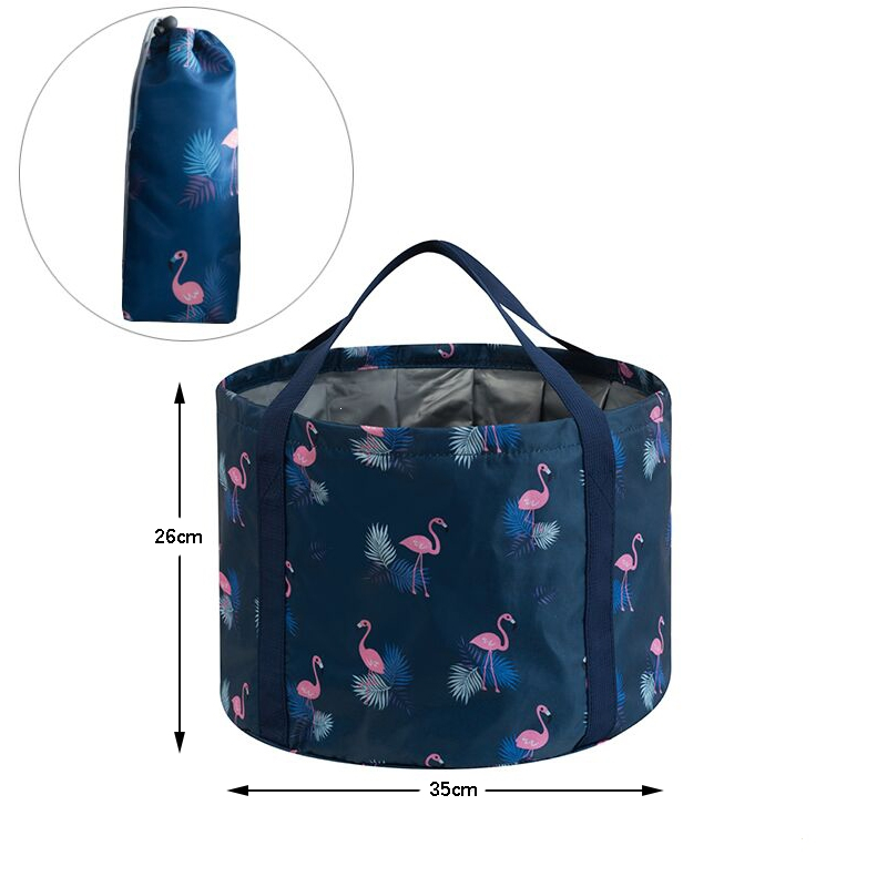 便携式闪电客可折叠盆户外水盆旅行用品泡脚袋旅游洗衣盆洗脸盆洗脚