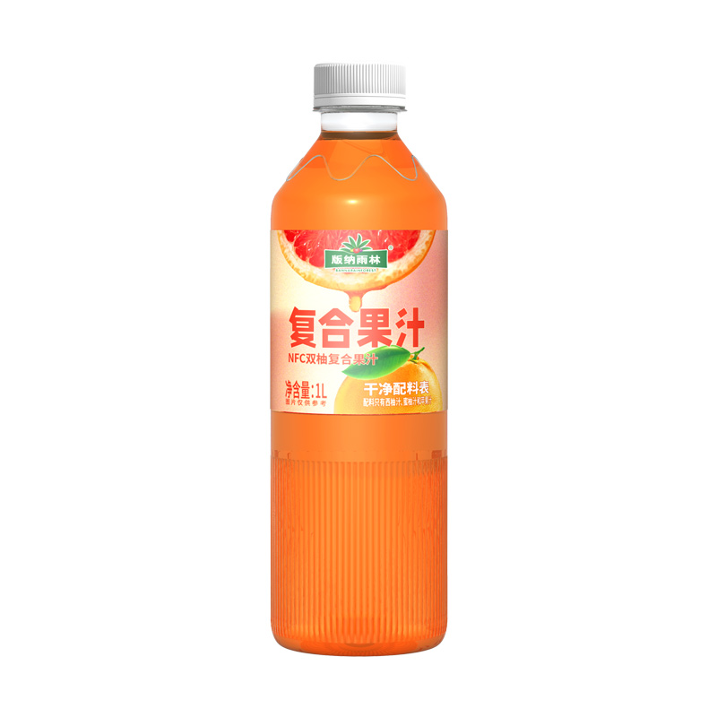 版纳雨林双柚复合果汁1L*6瓶/箱高清大图