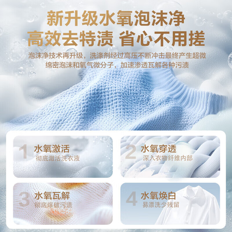 松下(Panasonic)[吴磊推荐]波轮洗衣机全自动12公斤大容量除菌除螨羽绒内衣洗彩屏不弯腰XQB120-U2F1高清大图