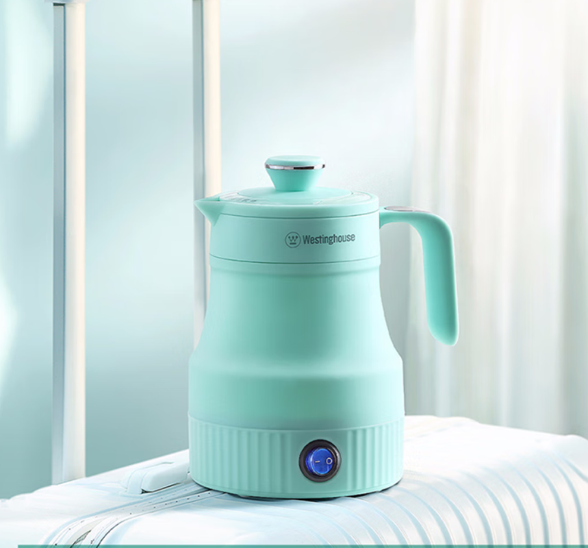 西屋(WESTINGHOUSE)折叠电水壶WEK-0602快速加热一键操作安全防漏便携设计