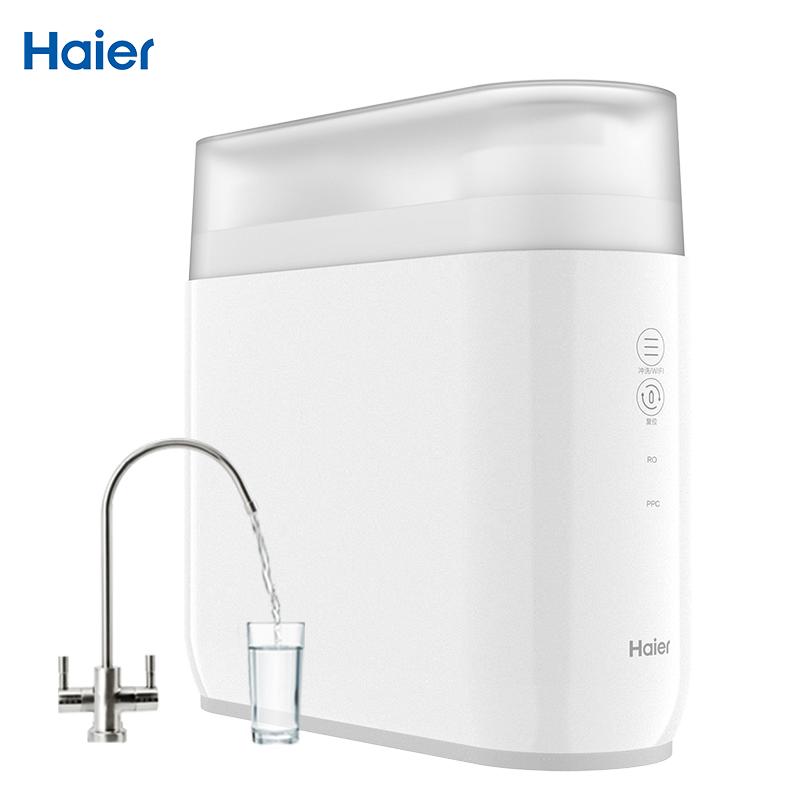 Haier/海尔热水器净水套餐燃气热水器+净水器16YK3(12T)+HRO6H79 16升水气双调 600G