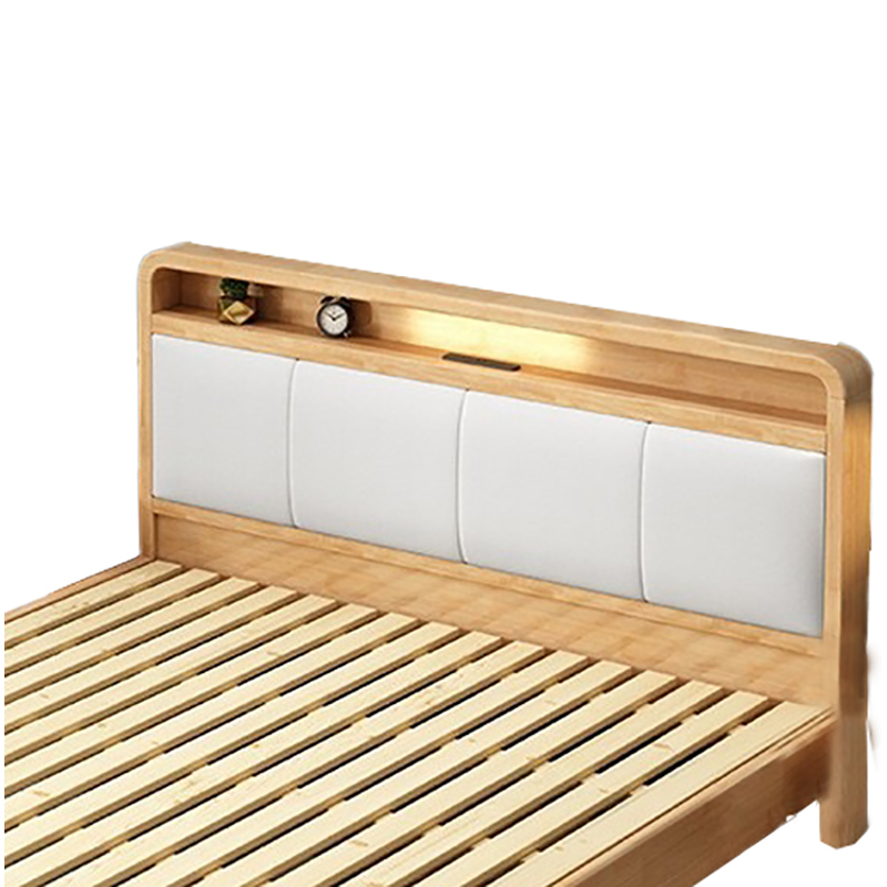 铭羽洋C1实木床120cm张高清大图