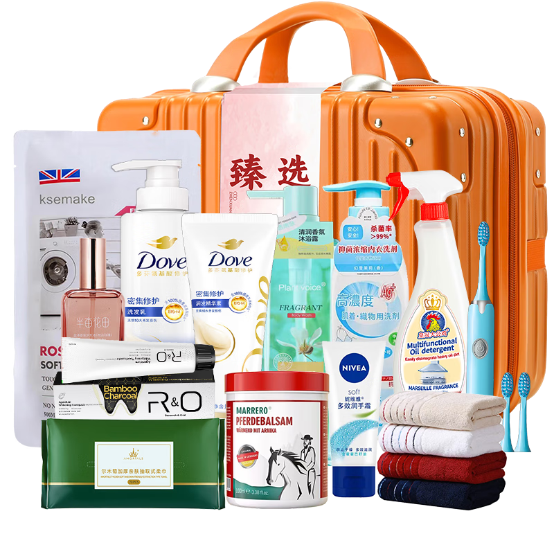 多芬&半亩花田洗护12件套装-CYMX250818004