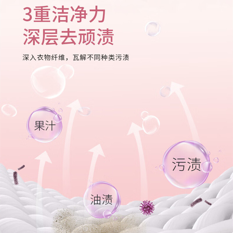 舒蕾(SLEK)强效去污除菌除螨持久留香洁雅轻柔洗衣液3.08KG高清大图